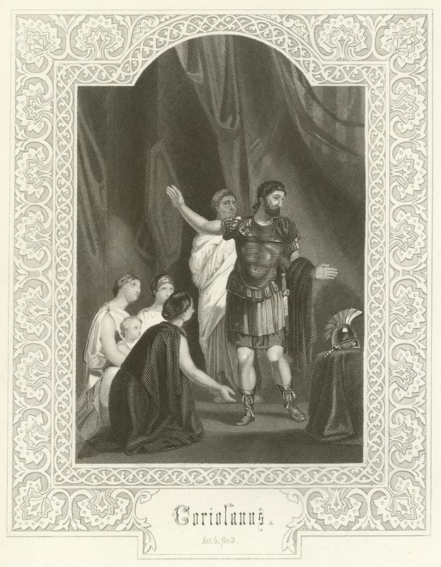 Coriolanus、Act V、シーンIII 作： ジョセフ・ケニー・メドウズ
