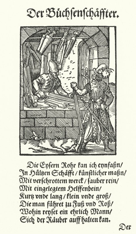 The Gunsmith (彫刻) 作： ジョスト（後）アンマン
