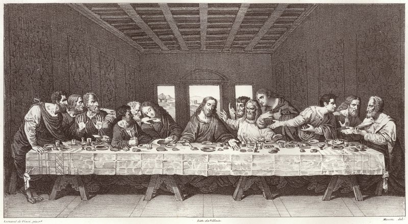 最後の晩餐 作： ヴィンチ後のレオナルド・ダ