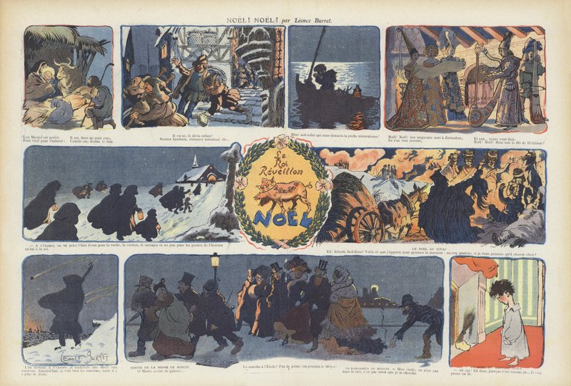 クリスマス！クリスマス！ル・リールのイラスト 作： レオンス・バレット