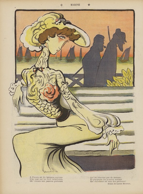 ル・リールのイラスト 作： ルシアン・メティブ