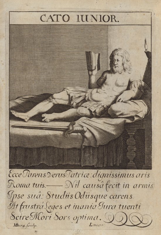 Cato the Younger、ローマの政治家 作： マイケル・バーガーズ