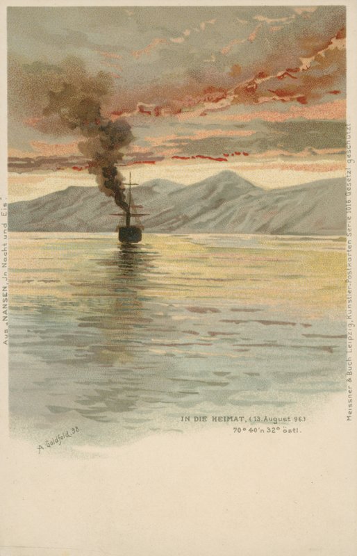 ナンセンのフラム遠征、1896年8月 作： ノルウェー語学校