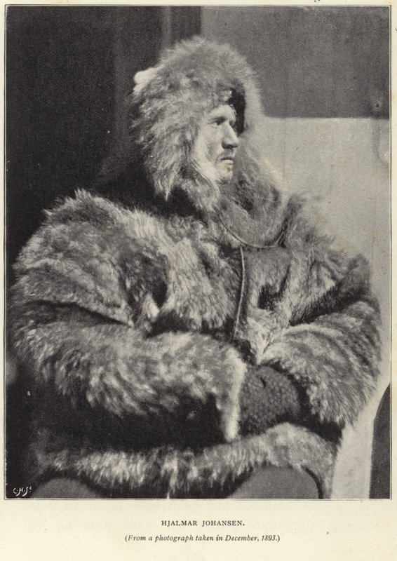 Hjalmar Johansenの肖像 作： ノルウェーの写真家