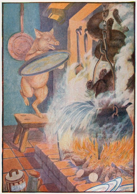 Em caiu o lobo (lito colorido) 作： パッテン・ウィルソン