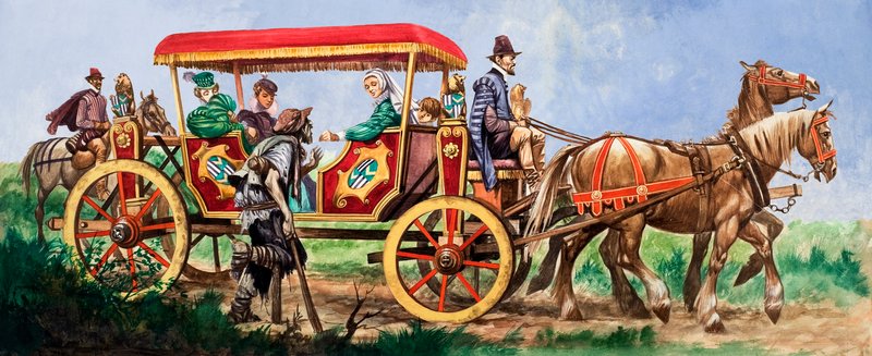 チューダー馬車 作： ピータージャクソン