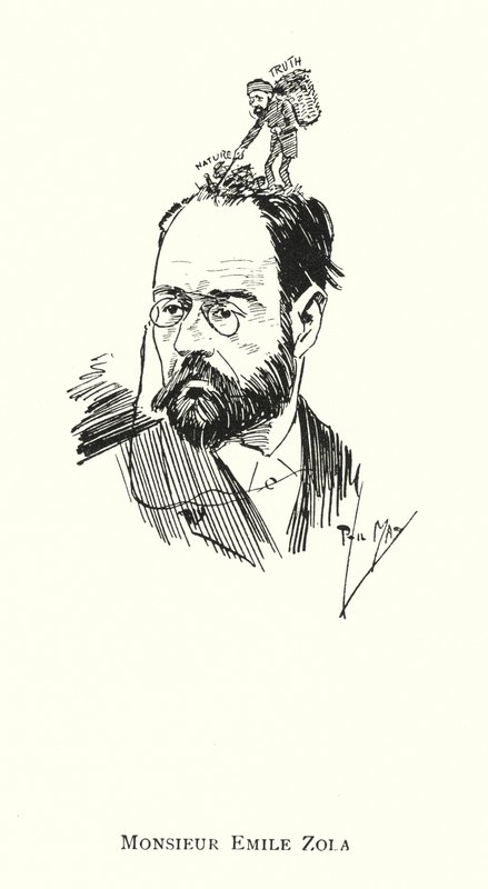 Monsieur Emile Zola（リトグラフ版 作： フィル・メイ