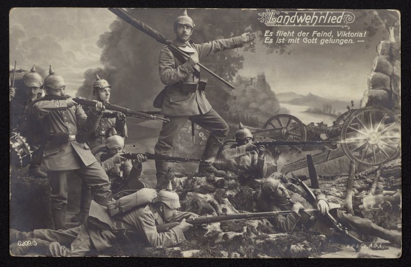 Landwehrlied（陸軍歌）（モノクロ写真 作： 写真家ドイツ語