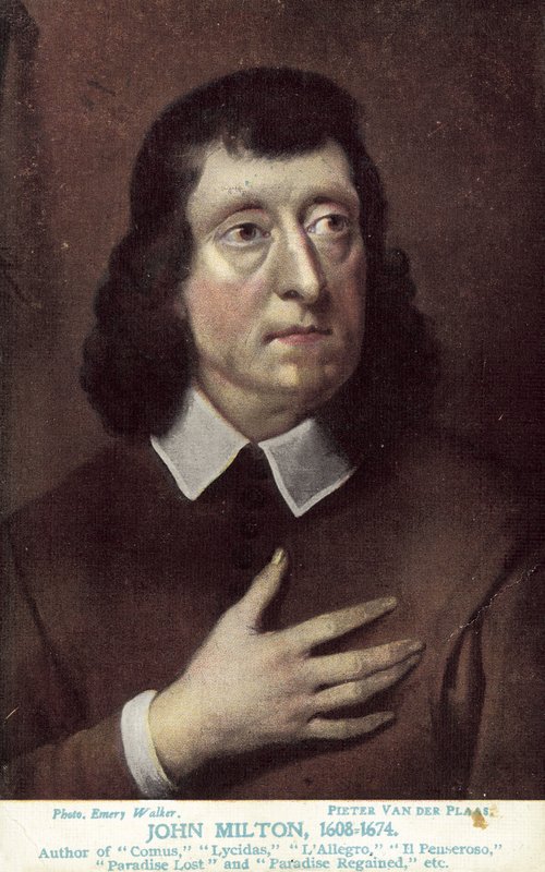 ジョン・ミルトン 作： Pieter van der PlasまたはPlaas