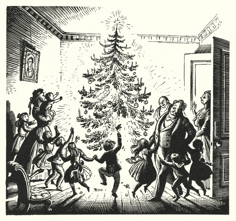 ハンス・クリスチャン・アンデルセン「もみの木」（リトグラフ版 作： レックス（後）ウィスラー