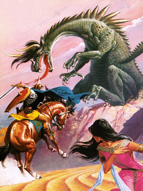 セント・ジョージとドラゴン 作： セヴェリーノ・バラルディ