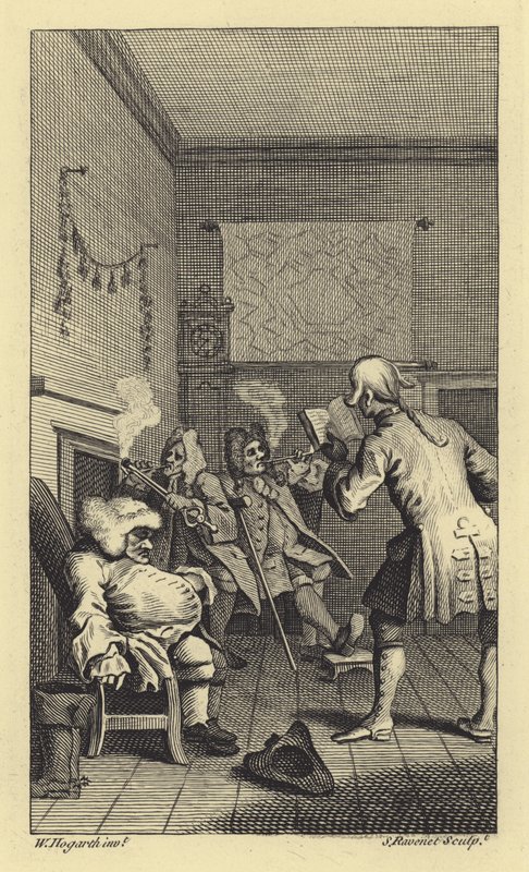 Laurence SterneによるTristram Shandyのシーン 作： Ravenetの後のSimon Francois