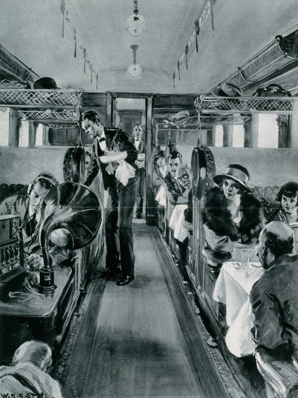 電車の中でラジオ 作： WRS Stott