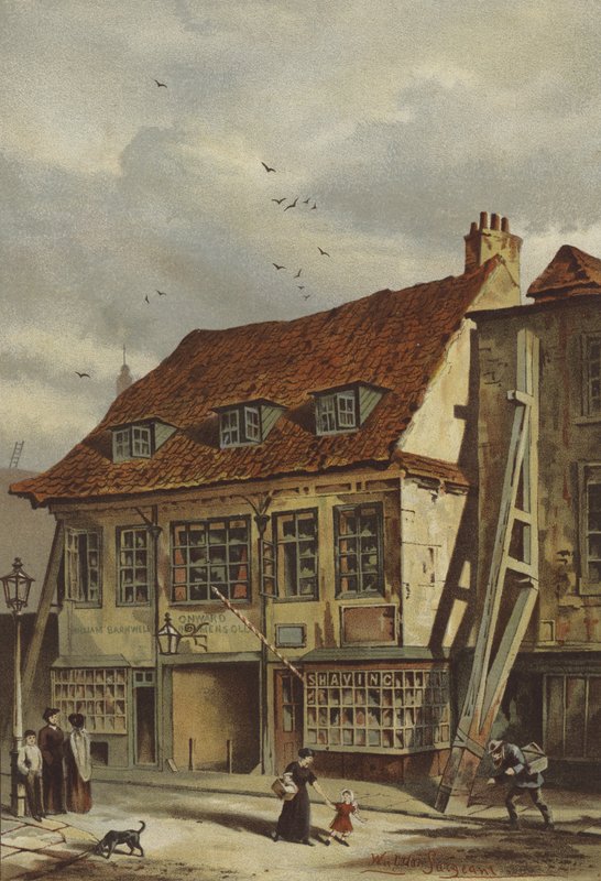 Bunyan&39;s Meeting-House、Lambeth（chromolitho） 作： ワルド・サージェント