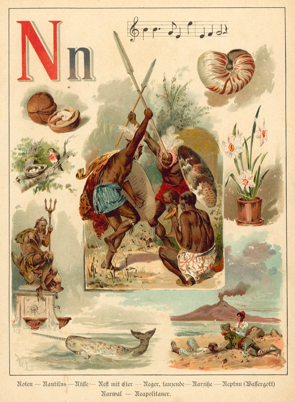 Letter N (chromolitho) 作： ウォルター・ツヴァイグル