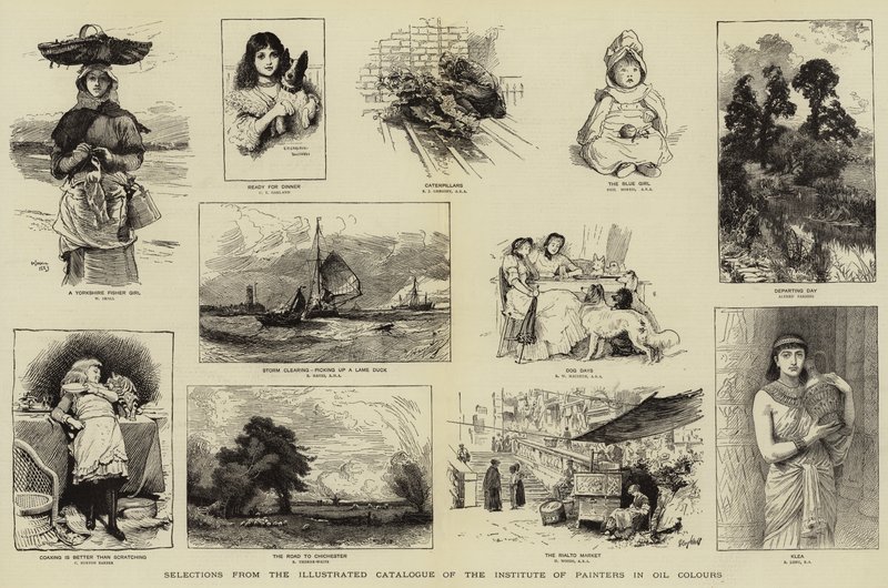 Institute of the Painters in Oil Colorsのイラスト入りカタログからのセレクション 作： ウィリアム・スモール