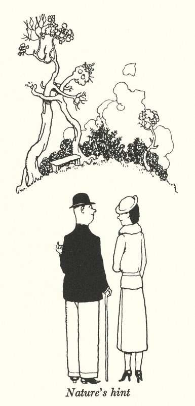 自然のヒント（リトグラフ 作： ウィリアムヒースロビンソン