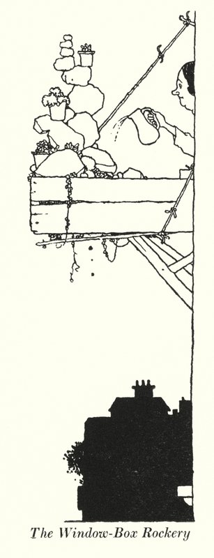 The Window-Box Rockery (litho) 作： ウィリアムヒースロビンソン