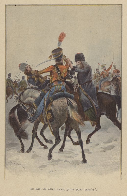 1812年のナポレオンのロシア侵攻時の騎兵隊の関与 作： パリの後